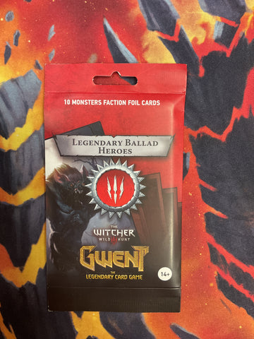 GWENT LEGENDARY BALLAD HEROES-  MONSTERS  FACTION  –EDITION PRE-ORDER 24/11/25
