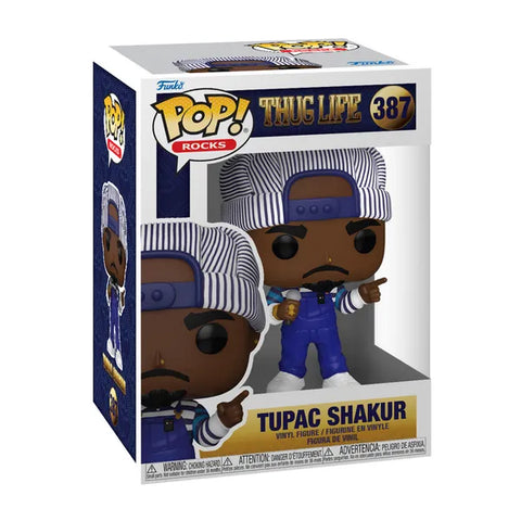 Pop! Vinyl Figure: Tupac Shakur  #387 (Thug Life)