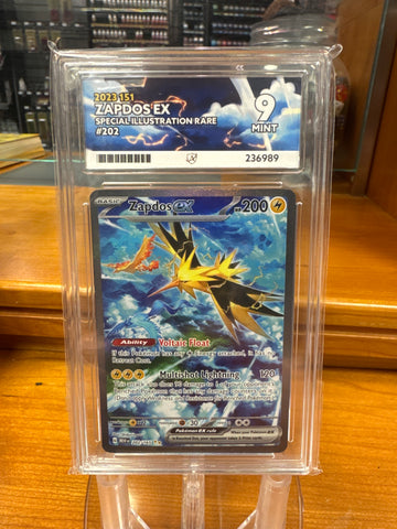 ACE MINT 9 ZAPDOS EX SPECIAL ILLUSTRATION RARE