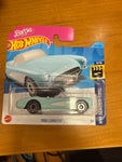 Hot Wheels Die-Cast Vehicle Corvette Barbie Movie Blue  1956 183/250
