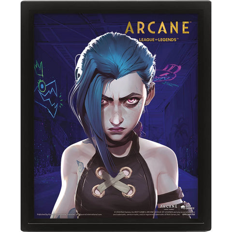 ARCANE (JINX-VI) 3D LENTICULAR POSTER (FRAMED