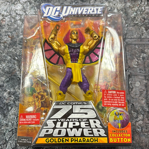 DC Universe Classic Golden Pharaoh 6" Collectible Action Figure 2009 Mattel