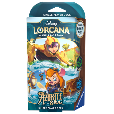 Disney Lorcana - Azurite Sea - Starter Deck Emerald/Sapphire