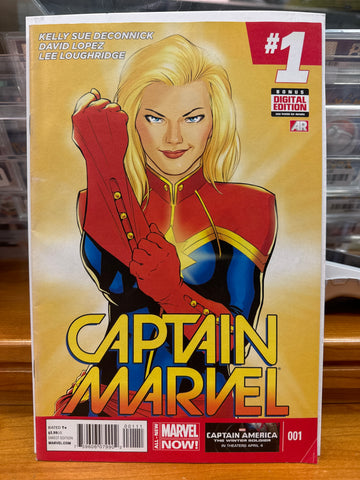 Captain Marvel (2014) #1 Direct Edition Marvel Comics First Appearance Of Bee