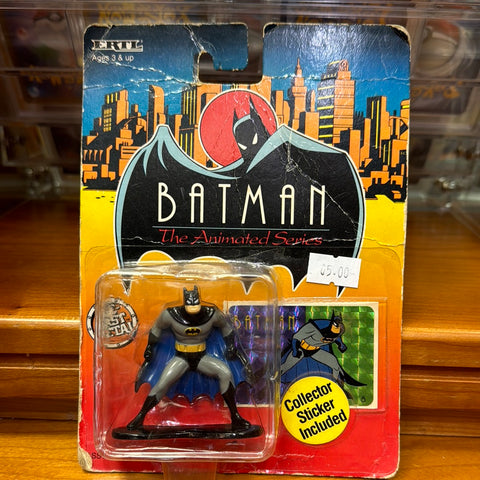 Diecast BATMAN figure batman the animated series Carded Kenner Die Cast.