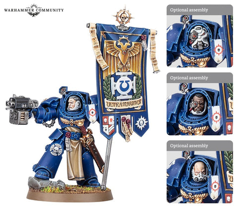 Ancient in Terminator Armour Space Marines