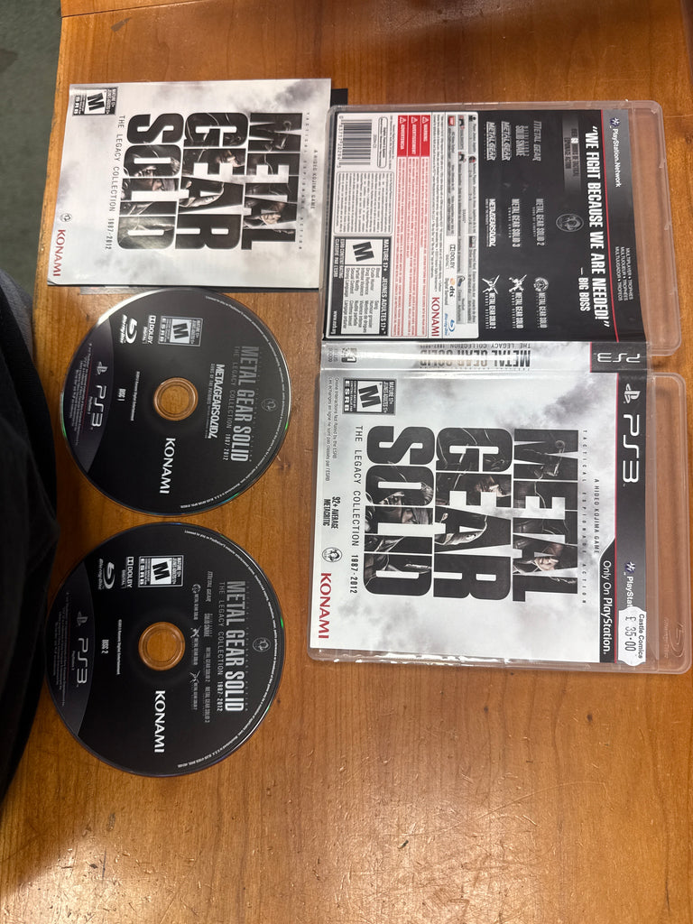 Metal Gear Solid The Legacy Collection PS3 NTSC version with Instructi –  Castle Comics UK