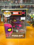 Marvel Funko Pop Spider-Man Black light #652 Special Edition With Pop Protector