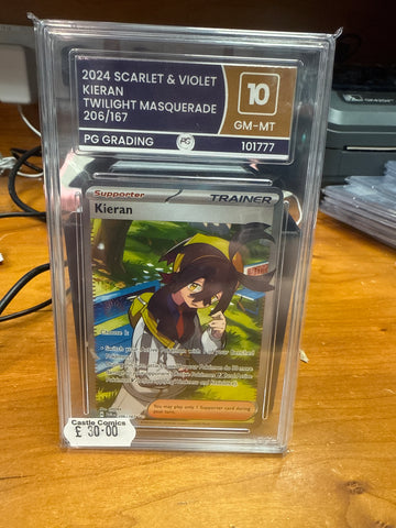 2024 SCARLE & VIOLET KIERAN 206/167 PG10 GRADED