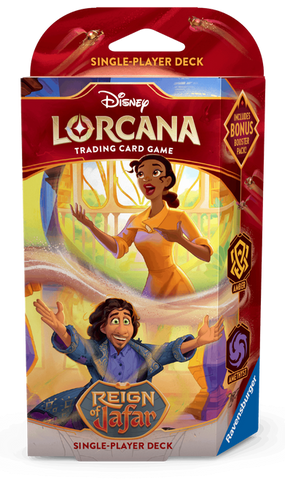 Disney Lorcana: Reign of Jafar Starter Deck - Amber & Amethyst (Tiana and Bruno)