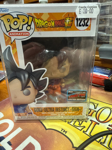 Funko Pop! Vinyl: Dragon Ball - Goku (Ultra Instinct -Sign-) - NYCC Exclusive