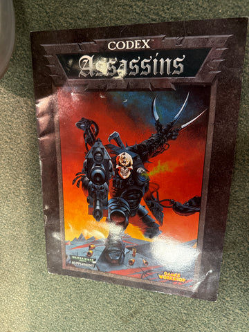 WARHAMMER 40K 40,00 SUPPLEMENT CODEX ASSASSINS PAPERBACK BOOK GAMES WORKSHOP