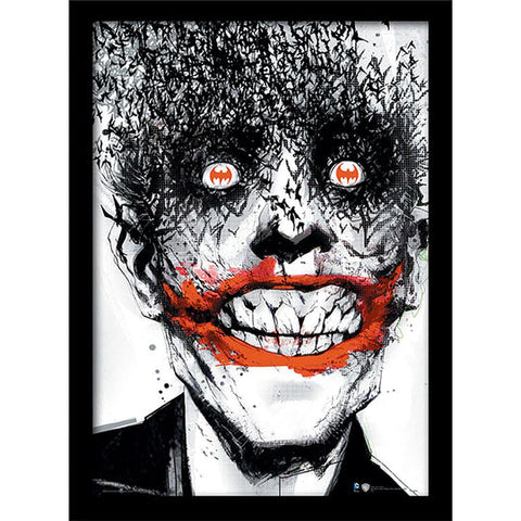 DC Comics (Joker Bats) 30 x 40cm Collector Print (Framed)