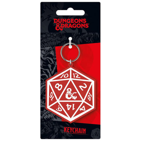 Dungeons & Dragons (Dice) Rubber Keychain