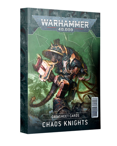 Warhammer 40000 Chaos Knights Datasheet Cards