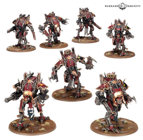 Warhammer 40000 Chaos Knights Houndpack Lance Battleforce