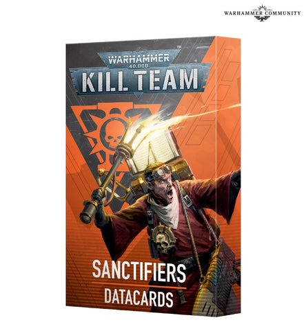 Warhammer 40000 Kill Team Sanctifiers Datacards