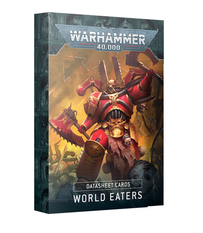 Warhammer 40000 World Eaters Datasheet Cards
