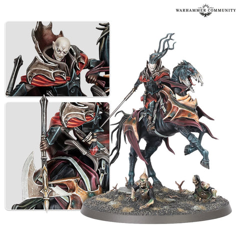 Warhammer Age of Sigmar Soulblight Gravelords Vampire Lord on Nightmare Steed