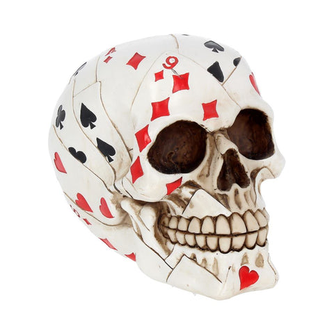 Dead Mans Hand Skull 15cm - 100