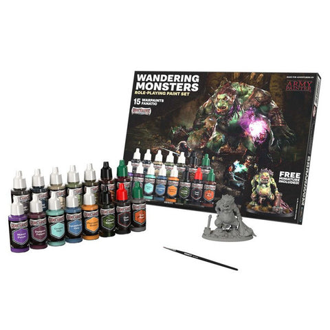 GameMaster: Wandering Monsters RPG Paint Set FREE miniature and brush inluded