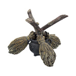 Broomstick Crystal Ball Holder 17cm - 100