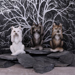 Three Wise Wolves 10cm - 100