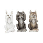 Three Wise Wolves 10cm - 100