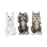 Three Wise Wolves 10cm - 100