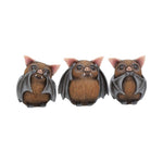 Three Wise Bats 8.5cm - 100
