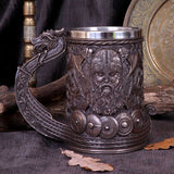 Bronze Drakkar Viking Tankard 15cm - 100