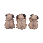 Three Wise Pugs 8.5cm - 100