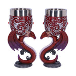 Dragons Devotion Goblets 18.5cm (Set of 2) - 100