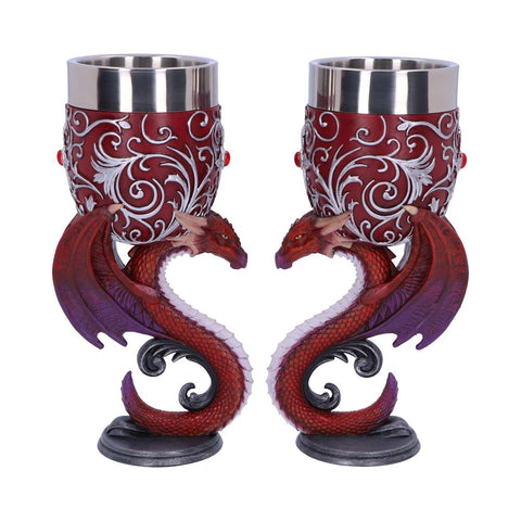 Dragons Devotion Goblets 18.5cm (Set of 2) - 100