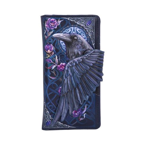Ravens Flight Embossed Purse 18.5cm - 100