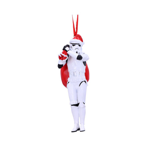 Stormtrooper Santa Sack Hanging Ornament 13cm - 100