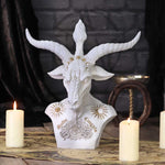 Baphomet Bust (White) 33.5cm - 60