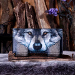 Guardian Wolf Embossed Purse 18.5cm - 34
