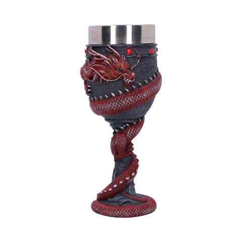 Dragon Coil Goblet Red 20cm - 100