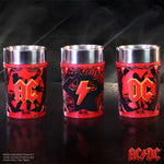 ACDC Logo Shot Glass Set (Set of 3) 8.7cm - 100
