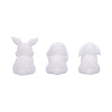 Three Wise Bunnies 9cm - 100