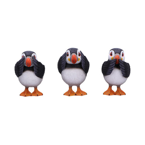 Three Wise Puffins 9cm - 100