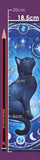 Feline Constellation Embossed Purse 18.5cm - 0