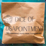 DICE GOBLIN - Dice of Disapontment  ( Cursed Dice set )