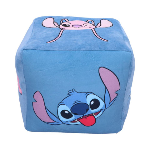 Disney Stitch and Angel Cube Cushion 25cm - 100