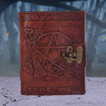 Pentagram Leather Emboss Journal+Lock(SIW) - 100