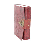 Double Dragon Leather Embossed Journal & Lock - 0