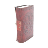 Pentagram Leather Embossed Journal & Lock - 7