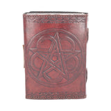 Pentagram Leather Embossed Journal & Lock - 7