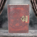 Pentagram Leather Embossed Journal & Lock - 7